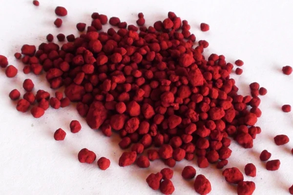 Research and development of new products: Iron oxide granule pigment