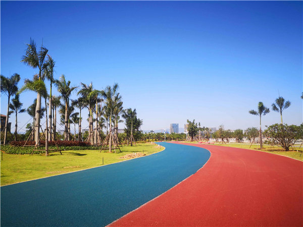 XIAMEN Coastal Tourism Romantic Line — XT Color Asphalt Civil Livelihood Decoration